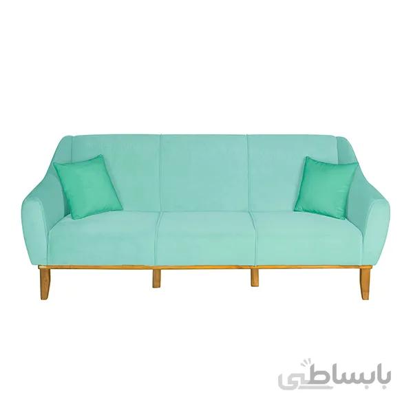 مبل راحتی سه نفره چشمه نور کد MA-407/3-KH-BL