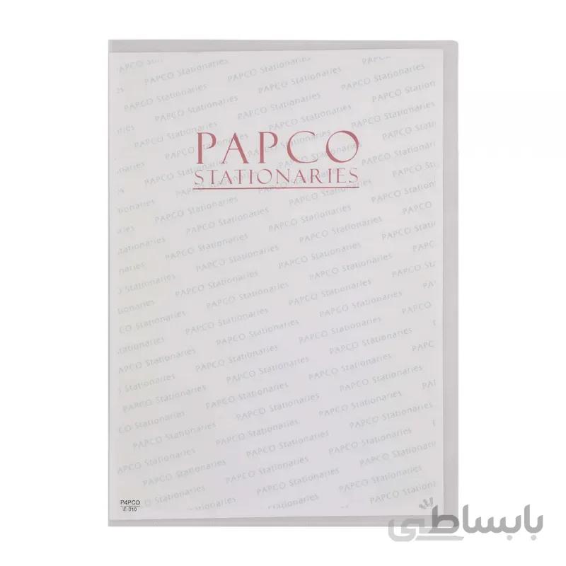 پوشه سمیناری شفاف پاپکو papco e 310 a4 بسته 6 عددی