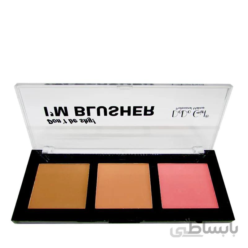 پالت ۳ رنگ رژگونه دودوگرل مدل IM BLUSHER DoDo Girl