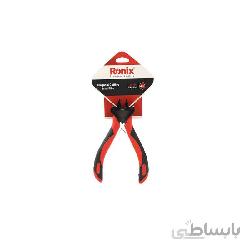سیم چین الکترونیکی مینی 4.5 اینچ رونیکس مدل RH-1204 ا Ronix Pliers RH-1204
