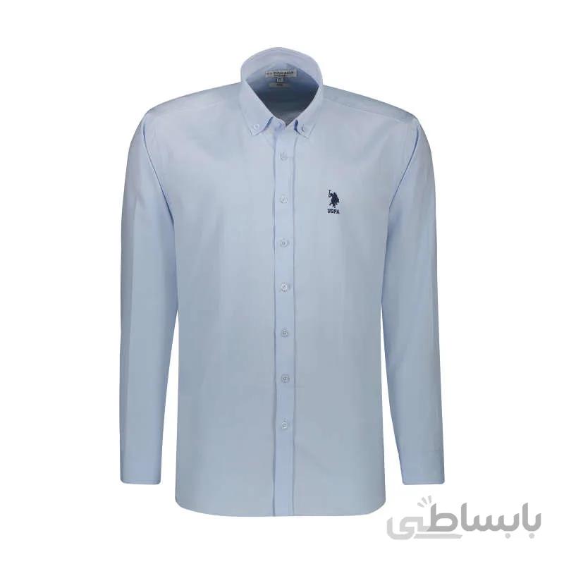 پیراهن آستین بلند مردانه یو اس پولو مدل P 800