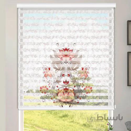 پرده زبرا چاپی کد E-08