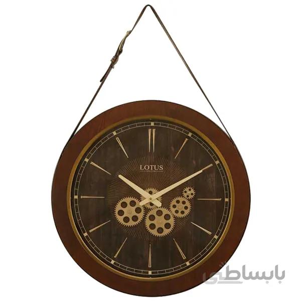 ساعت دیواری چوبی لوتوس مدل 400401