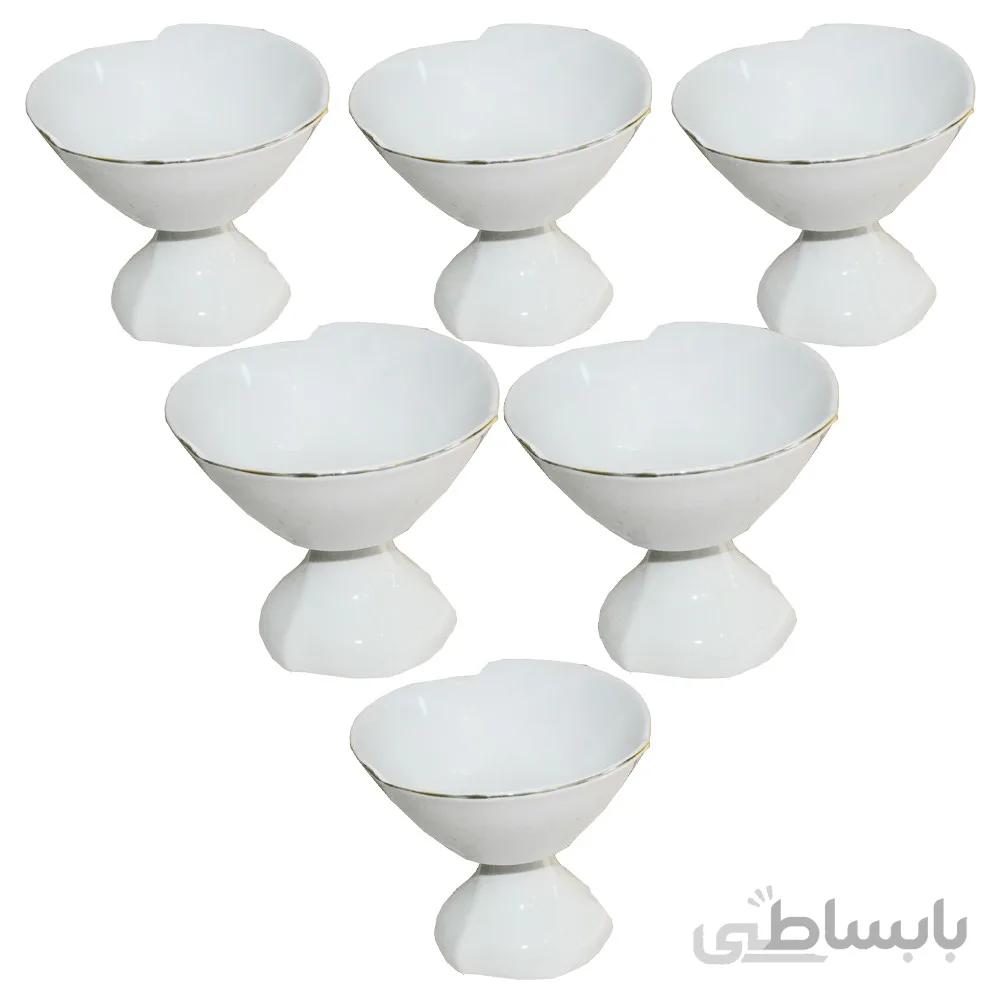مجموعه ظروف هفت سین 6 پارچه مدل مهدیس