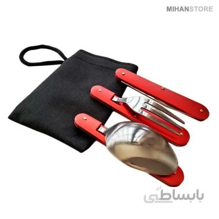 مجموعه قاشق، چنگال و چاقو 5 کاره مسافرتی