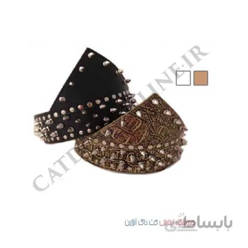 قلاده گردنی سگ دستمال گردن چرمی