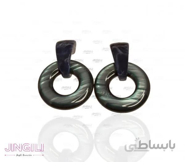 گوشواره مدل گرد پلاستیکی کد erw005