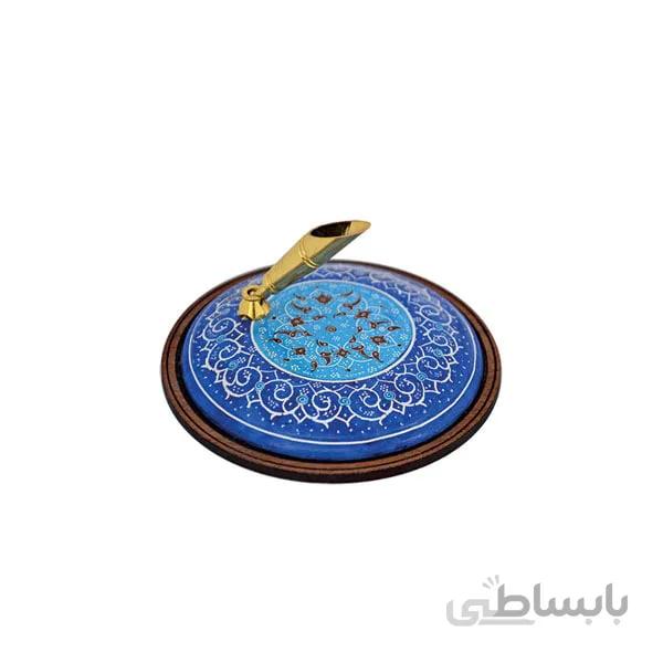 جاقلمی چوب و مینا طرح ساده