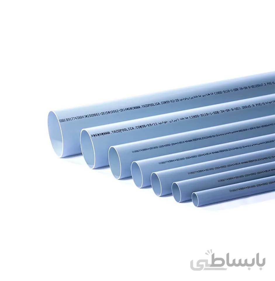 لوله pvc 16 استاندارد ایساتیس ( 1200 گرم )