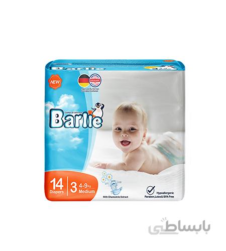 پوشک بچه Barlie سایز 3، 14 عددی