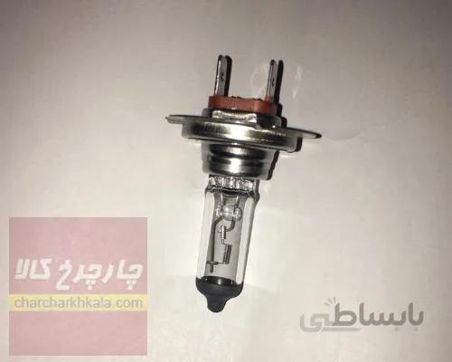 لامپ H7 دو خار چراغ جلو پراید H7-12V-55W برند STAR LIGHT