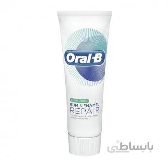 خمیر دندان اورال بی Gum & Enamel Repair Extra Fresh