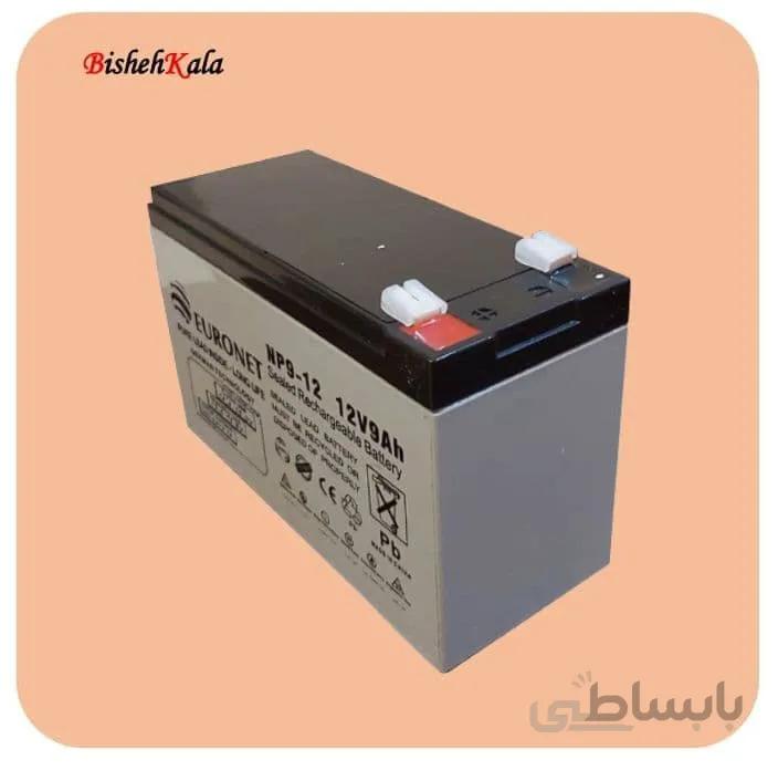 باتری 7 آمپر ساعت 12 ولت سیلد یورونت Euronet تایوان