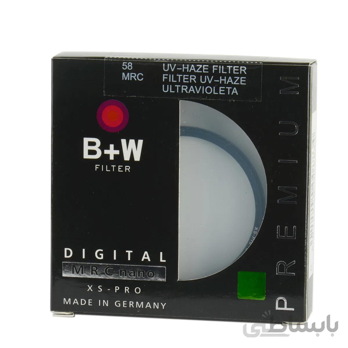 مشخصات – قیمت فیلتر لنز مدل B+W MC UV 55