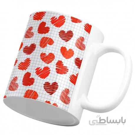 ماگ سرامیکی دفتر قلب