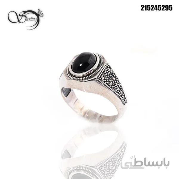 انگشتر نقره اونیکس مردانه کد:۱۷۱۴