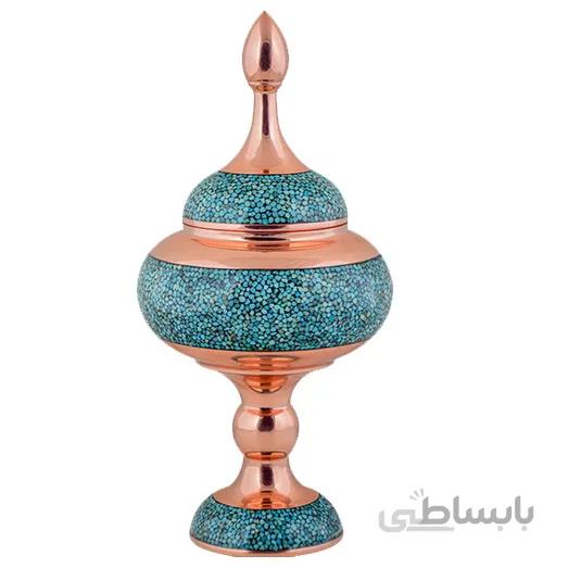 شکلات خوری فیروزه کوب اثر آقاجانی ارتفاع 41 سانتی متر کد SkF-11