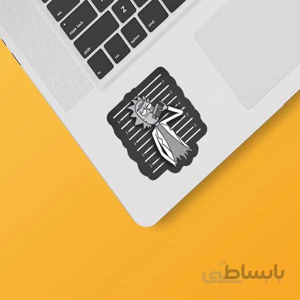 استیکر لپ تاپ طرح Rick01