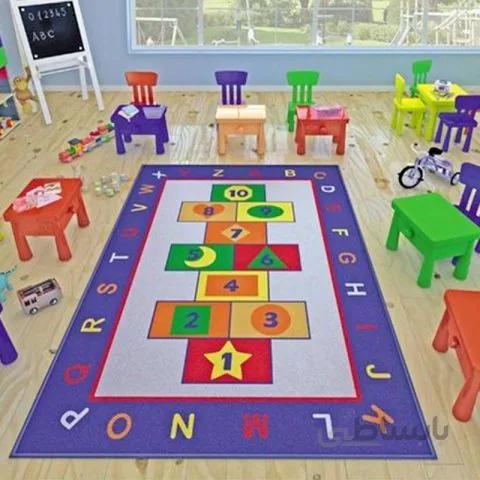 فرش اتاق کودک Confetti طرح آموزش و بازی کد 3730921