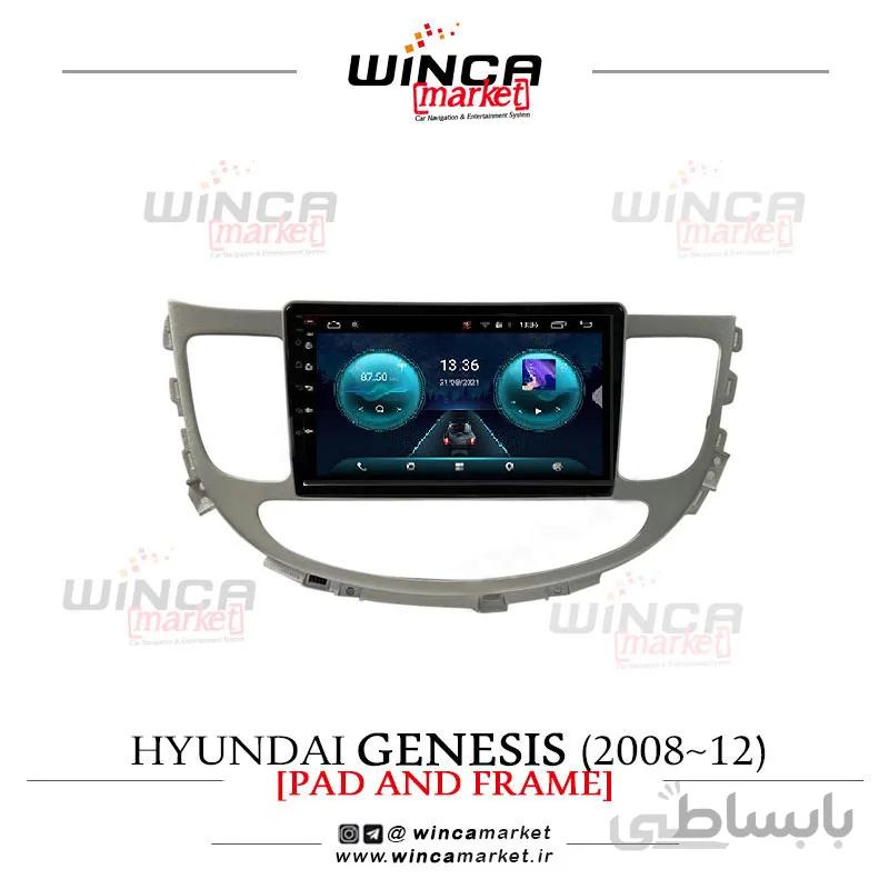 مانیتور اندروید هیوندای جنسیس سدان سری اس S400 پلاس WINCA وینکا مدل RS855