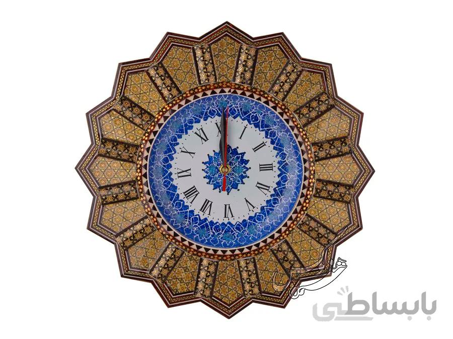 ساعت صنایع دستی خاتم کاری اصفهان