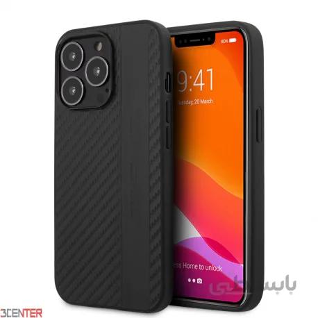 قاب اورجینال کربنی CG Mobile Leather Case AMG Iphone 13pro max
