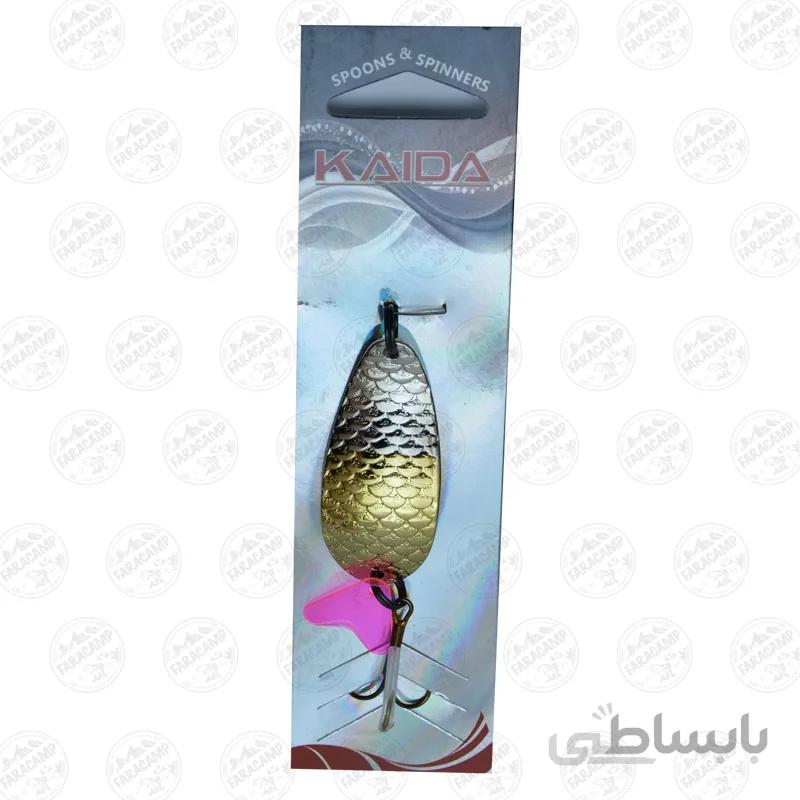 طعمه قاشقک ماهیگیری کایدا طلایی نقره ای 16 گرمی