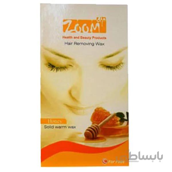 موم اپیلاسیون تخت جامد گرم عسل زوم آپ 500 گرمی