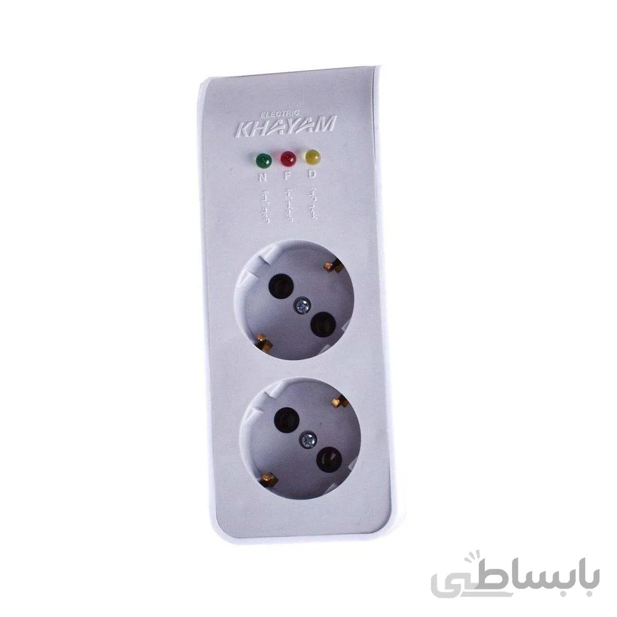 محافظ ارتدار 2 خانه دو شاخه خیام الکتریک