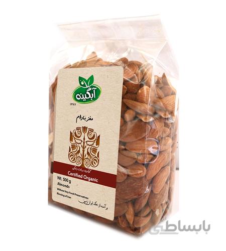 مغز بادام آبگینه حجم 500 گرم