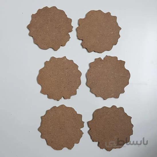 تخته MDF خام زیر لیوانی دفرمه