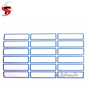 برچسب دور آبی ابعاد 5 × 1.8 سانتی متر