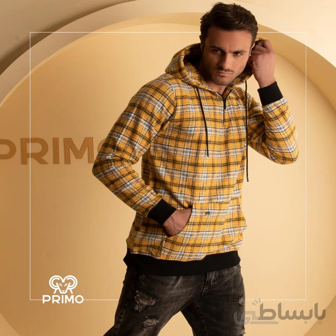 هودی پشمی مردانه مدل چهارخانه 237902