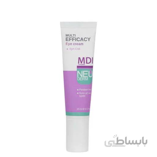 کرم دور چشم نئودرم مدل Multi Efficacy حجم 15 میل ا Neuderm Multi Efficacy Eye Cream 15ml کد 565290