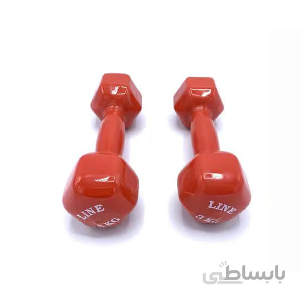 دمبل لاین 3 کیلوگرم 2 عددی