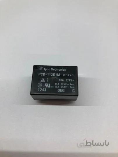 رله 12 ولت 4 پین 10 آمپر برند Tyco Electronics