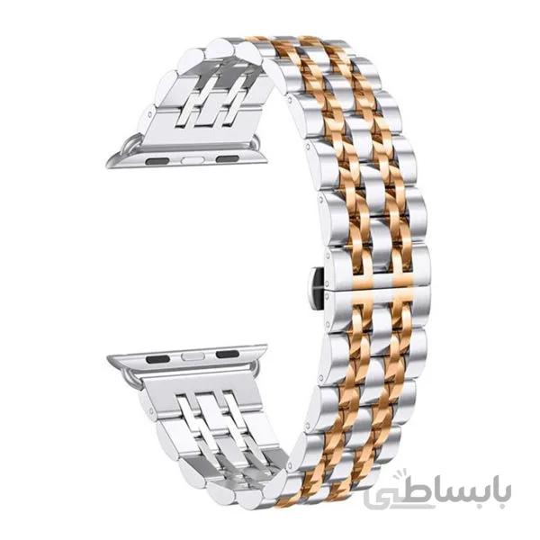 بند فلزی مدل 7BEAD مناسب Apple Watch سری 1 تا 5