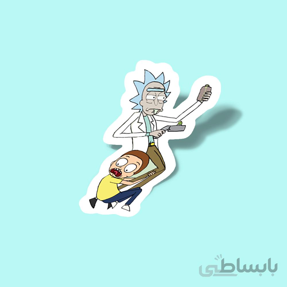 استیکر Rick And Morty 3