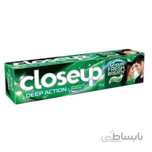 خمیر دندان کلوز آپ Closeup مدل EVER FRESH سبز وزن 150 میل