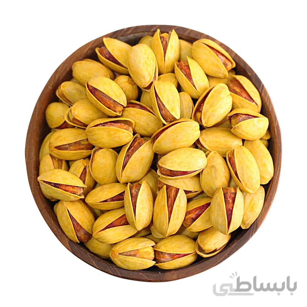 پسته احمد آقایی دستچین زعفرانی