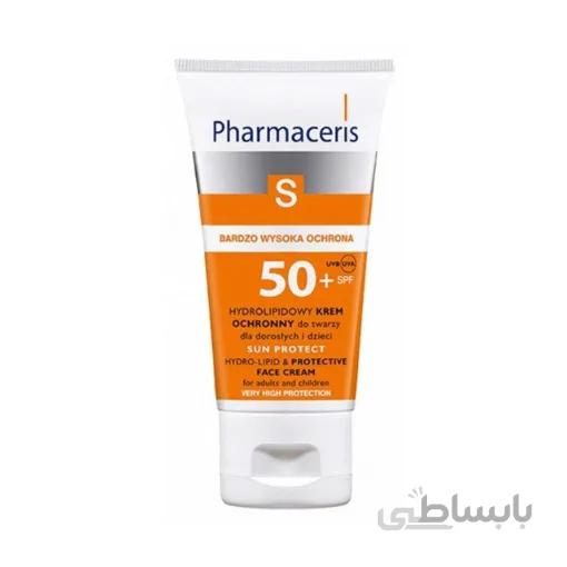 کرم ضد آفتاب هیدرولیپید SPF 50+ Pharmaceris ا Pharmaceris Hydro-Lipid Adults And Children Sun Protect SPF 50 + Cream