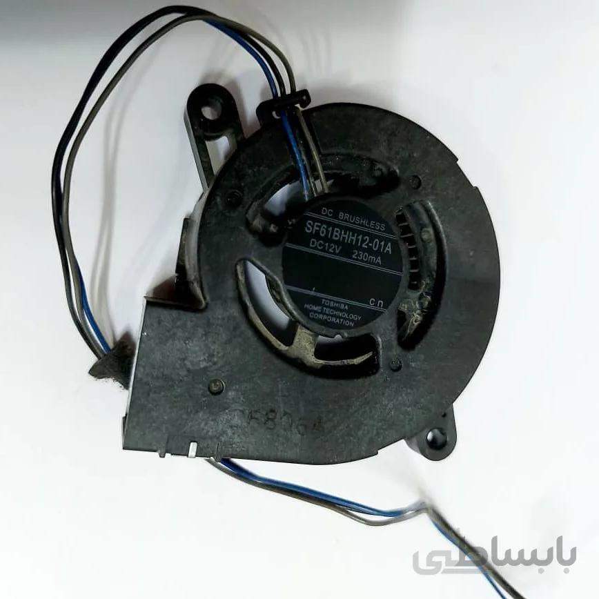 فن حلزونی 60*60*20 میلیمتر 12 ولت 230 میلی آمپر سانیو PLC-XW55 ویدئو پروژکتور