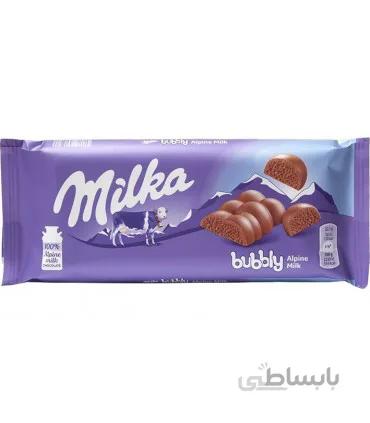 شکلات شیری بابلی 100 گرمی MILKA
