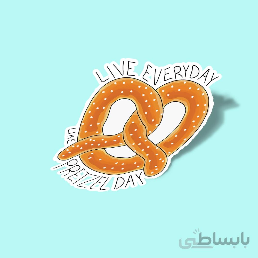 استیکر The Office - Pretzel Day
