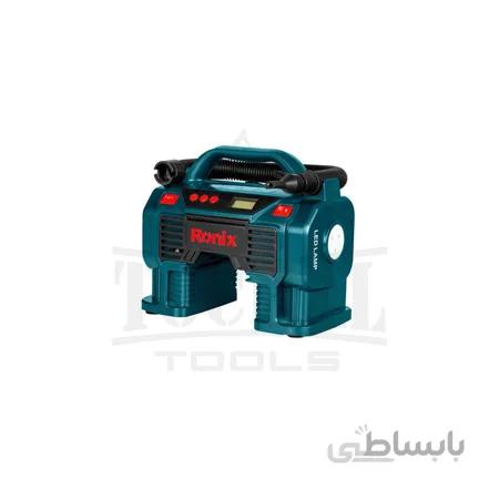 مینی کمپرسور سه کاره فندکی رونیکس RH-4260 ا Ronix RH-4260 Lighter Air Compressor کد 253082