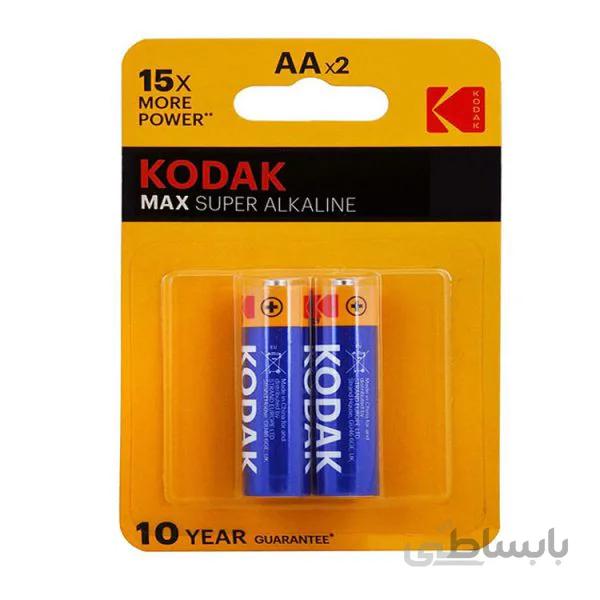 باتری نیم قلمی AAA کداک مدل MAX SUPER ALKALINE کارتی 2 عددی