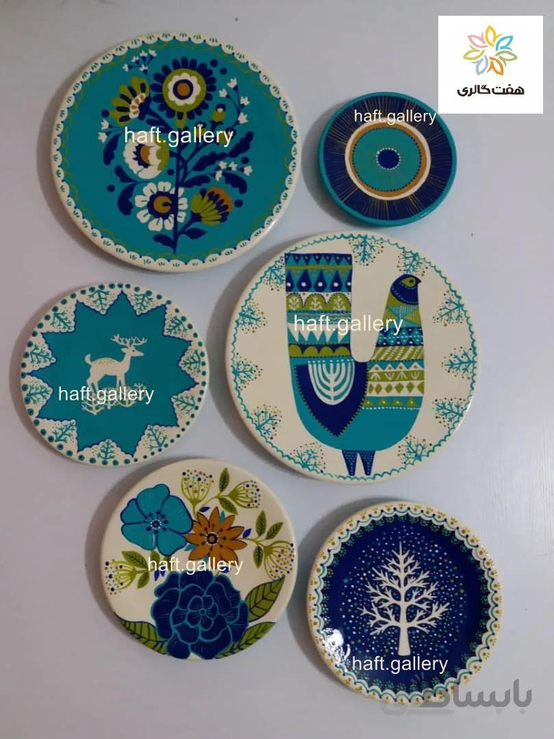 ست بشقاب دیوارکوب سفالی کد ۱۰۱۵۷۵