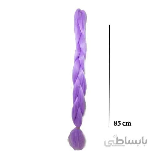 موی دو سر باز 85 سانت رنگی بنفش