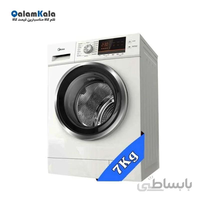 ماشین لباسشویی مایدیا مدل WMF1478S ظرفیت 7 کیلوگرم ا MIDEA WMF1478 Washing Machine 7 Kg
