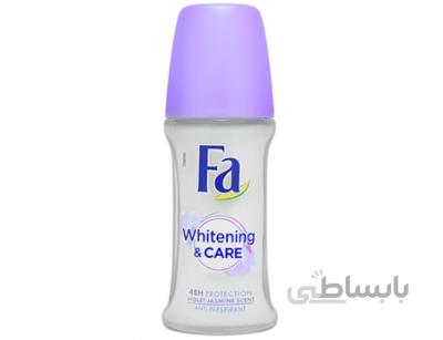 دئودورانت رولی (مام) فا مدل وایتنینگ اند کر Fa Deodorant Whitening & Care 48h
